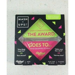 Ridley's Mash Ups -The Award Goes To - Card Game Fun Game New In Box